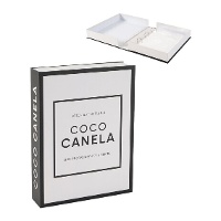 Fotoalbum van kokos en kaneel in verticaal boekformaat - 1 stuk