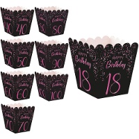 Doosje van Elegant Roze aflopende nummers - 12 stuks