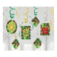 Decoratieve TNT-hangers - 12 stuks