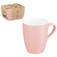 Effen gekleurde mok van 410 ml - 4 stuks