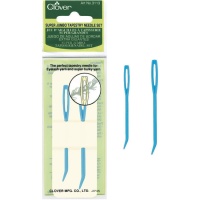 Plastic naainaalden voor stoffering - Clover - 2 stuks