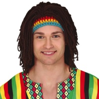 Wollen dreadlocks pruik