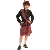 Schotse outfit met band voor jongens