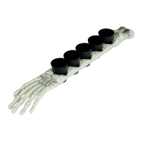 Shotglazen met 50 cm skeletarm - 5 glazen