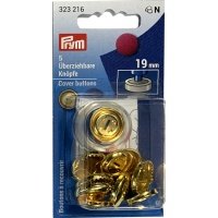 Omkeerbare gouden messing knopen van 19 mm - Prym - 5 stuks