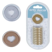 Metalen ringen van 3,2 cm - Artis decor - 11 stuks
