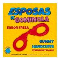 Gummy snoephandsboeien met aardbeiensmaak