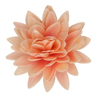 Peonybloem wafel oranje 12,5 cm - FunCakes - 1 stuk