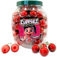 Kersenvormige gummies gevuld met 18 gr Zupperz - 50 stuks