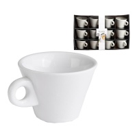 Porseleinen koffiekop van 200 ml - 12 stuks