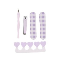 Lila Vichy manicureset - 6 stuks