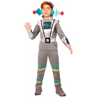 Grijs buitenaards kostuum voor jongens