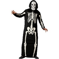 Fluorescerend skeletkostuum voor volwassenen