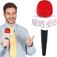 Reporter microfoon van 25 cm