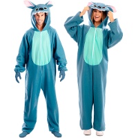 Blauw alien kostuum voor volwassenen