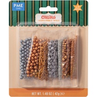 Kit van metalen strooisels 7 variaties - PME - 42 gr