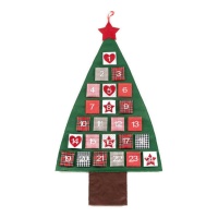 Adventskalender van den van 1,03 x 0,5 m
