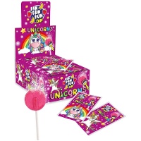 Lolly met frisdrank poeder van aardbei en banaan 17,3 gr - 40 stuks