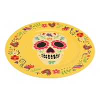 Mexicaanse schedelbord van 33 cm