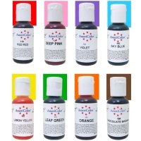 Set van gelkleurstoffen Junior kit - Americolor - 8 eenheden