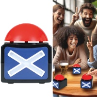 Knop X met licht en geluid voor spellen