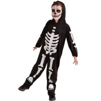 Kinder fluorescerend skeletkostuum