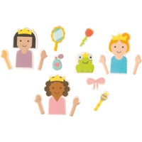 2D-suikerdecoraties voor sprookjescupcakes - 15 stuks