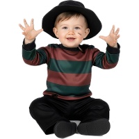 Freddy-moordenaar kostuum voor baby