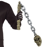 Schedelketting knots van 84 cm