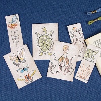 Borduurset voor boekenleggers - Marie's dieren - DMC