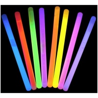 15 cm multicolor lichtstaaf - 25 stuks