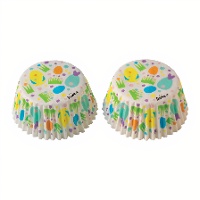 Cupcakevormpjes met vrolijke kuikentjes - Decora - 36 stuks