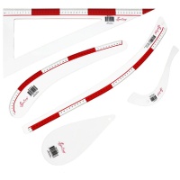 Patroontekeningsregels set - Sew Easy - 5 stuks