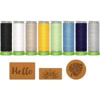 Set van naaigaren van 100 m + 3 Dortex-labels - Gütermann
