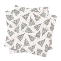 Kerstboom servetten van 16,5 x 16,5 cm - 20 stuks