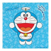 Doraemon servetten 16,5 x 16,5 cm - 20 stuks