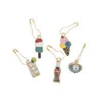 Ijs- en frisdrankvormige stalen stekenmarkeerders - Milward - 5 stuks