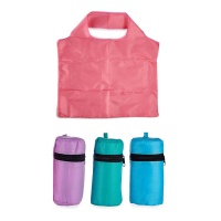 Opvouwbare canvas tas in diverse kleuren met rits - 1 stuk