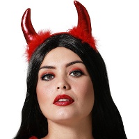 Rode Glanzende Duivelshoorn Diadeem