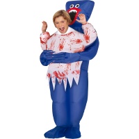 Opblaasbaar kinderkostuum van Huggy Wuggy