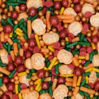 Halloween pompoen-sprinkles 70 g - FunCakes
