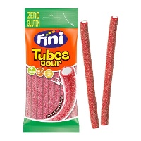 Gevulde aardbei rode drop - Fini - 75 gr