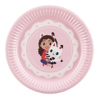 Gabby's Borden van 18 cm - 6 stuks