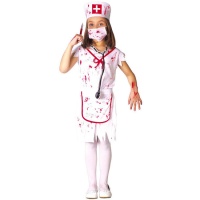 Zombie verpleegster kostuum voor meisjes