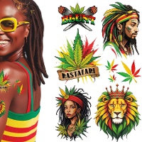 Tijdelijke Jamaicaanse tattoos