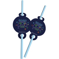 Videogame Rietjes - 6 stuks