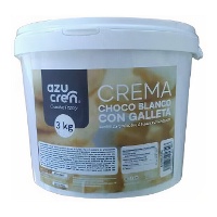 Witte chocoladecrème met koekje 3 kg - Azucren