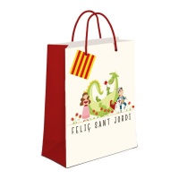 Cadeautas van 23 x 18 x 10 cm voor Feliç Sant Jordi