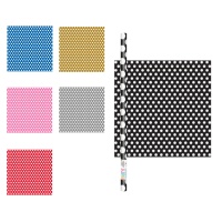 Gekleurd cadeaupapier met stippen van 1,52 x 0,76 m