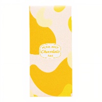 Doos voor chocoladereep met golfpatroon 16 x 7,5 x 2,5 cm - 5 stuks